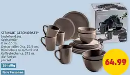 PENNY Steingut-geschirr set Angebot