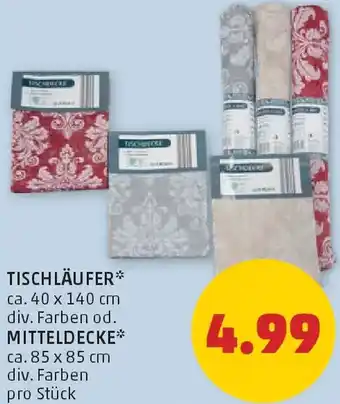 PENNY Tischläufer mitteldecke Angebot