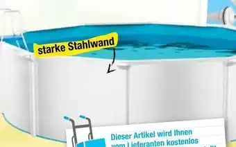 Maximarkt Stahlwandpool-Set Nuovo de Luxe II Angebot