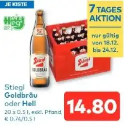 T&G Stiegl Goldbräu oder Hell Angebot