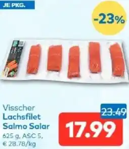 T&G Visscher Lachsfilet Salmo Salar Angebot