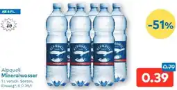 T&G Alpquell Mineralwasser Angebot
