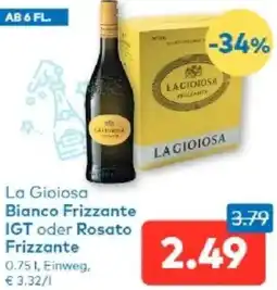 T&G La Gioiosa Bianco Frizzante IGT oder Rosato Frizzante Angebot