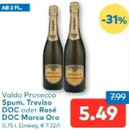 T&G Valdo Prosecco Spum. Treviso DOC oder Rosé DOC Marca Oro Angebot