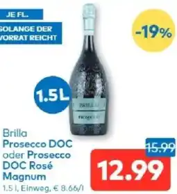 T&G Brilla Prosecco DOC oder Prosecco DOC Rosé Magnum Angebot
