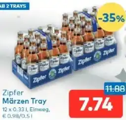 T&G Zipfer Märzen Tray Angebot