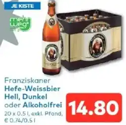 T&G Franziskaner Hefe-Weissbier Hell, Dunkel oder Alkoholfrei Angebot