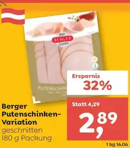 ADEG Berger Putenschinken- Variation Angebot