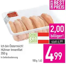 Sutterlüty Ich bin Österreich! Hühner Innenfilet Angebot