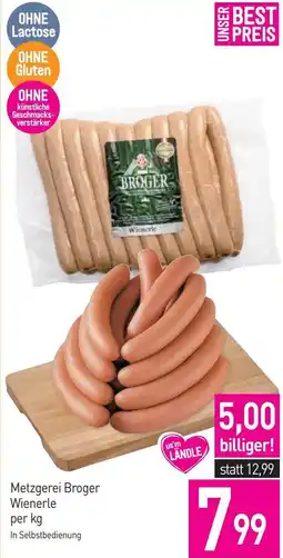 Sutterlüty Metzgerei Broger Wienerle Angebot