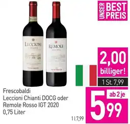 Sutterlüty Frescobaldi Leccioni Chianti DOCG oder Remole Rosso IGT 2020 Angebot