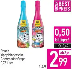 Sutterlüty Rauch Yippy Kindersekt Cherry oder Grape Angebot