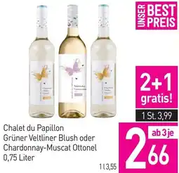Sutterlüty Chalet du Papillon Grüner Veltliner Blush oder Chardonnay-Muscat Ottonel Angebot