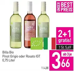 Sutterlüty Billa Bio Pinot Grigio oder Rosato IGT Angebot