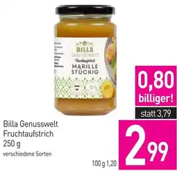 Sutterlüty Billa Genusswelt Fruchtaufstrich Angebot