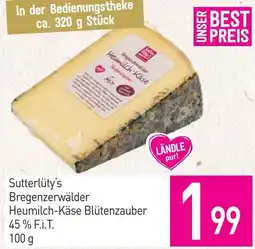 Sutterlüty Sutterlüty's Bregenzerwälder Heumilch-Käse Blütenzauber 45% F.i.t Angebot