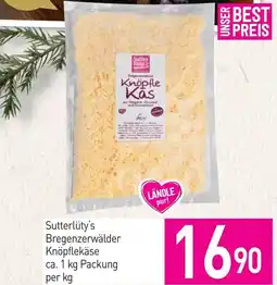 Sutterlüty Sutterlüty's Bregenzerwälder Knöpflekäse Angebot