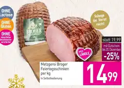 Sutterlüty Metzgerei Broger Feiertagsschinken Angebot