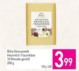 Sutterlüty Billa Genusswelt Heumilch Traumkäse 10 Monate gereift Angebot