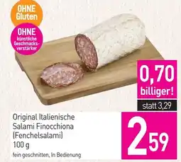 Sutterlüty Original Italienische Salami Finocchiona (Fenchelsalami) Angebot