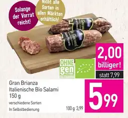 Sutterlüty Gran Brianza Italienische Bio Salami Angebot