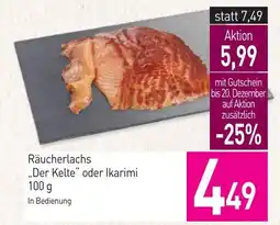 Sutterlüty Räucherlachs ..Der Kelte" oder Ikarimi Angebot