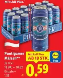 Lidl Puntigamer Märzen Angebot