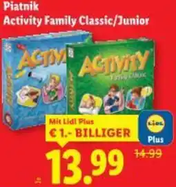 Lidl Piatnik activity family classic/junior Angebot