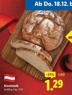 Lidl Krustenlaib Angebot