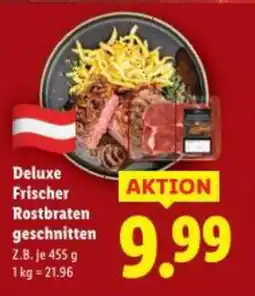 Lidl Deluxe Frischer Rostbraten geschnitten Angebot