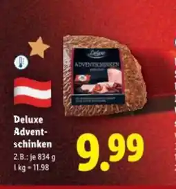 Lidl Deluxe Advent- schinken Angebot
