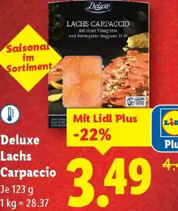 Lidl Deluxe Salami Spianata Rossa oder Italienische Wurst- spezialitäten Angebot