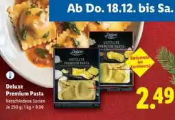 Lidl Deluxe Premium Pasta Angebot
