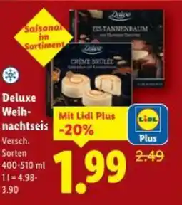 Lidl Deluxe Weih- nachtseis Angebot