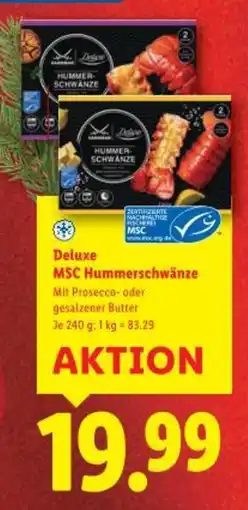 Lidl Deluxe MSC Hummerschwänze Angebot