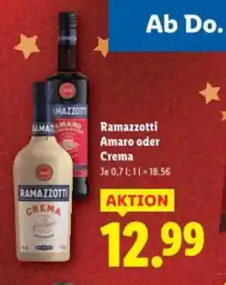 Lidl Ramazzotti Amaro oder Crema Angebot