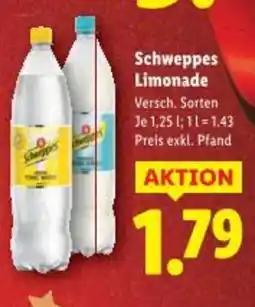 Lidl Schweppes Limonade Angebot