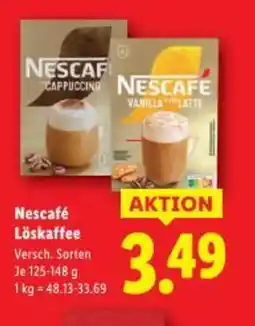 Lidl Nescafé Löskaffee Angebot
