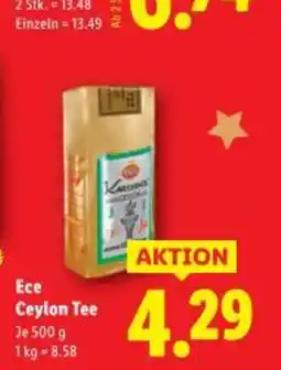 Lidl Ece Ceylon Tee Angebot