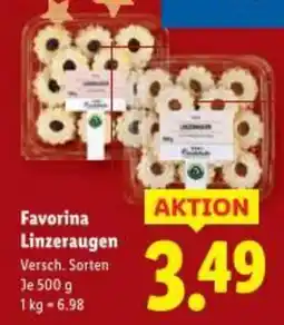 Lidl Favorina Linzeraugen Angebot