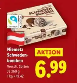 Lidl Niemetz Schweden- bomben Angebot