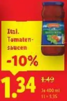 Lidl Ital. Tomaten- saucen Angebot