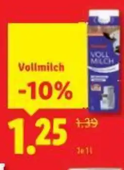 Lidl Vollmilch Angebot
