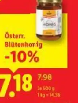 Lidl Österr. Blütenhonig Angebot