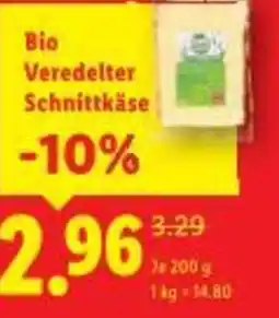 Lidl Bio veredelter schnittkäse Angebot