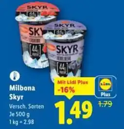 Lidl Milbona skyr Angebot