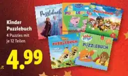 Lidl Kinder puzzlebuch Angebot