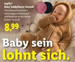 Lidl Baby Teddyfleece-Overall Angebot