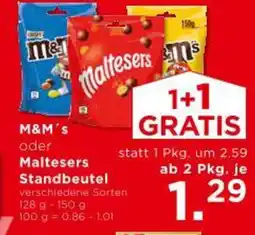 Unimarkt M&M's oder Maltesers Standbeutel Angebot