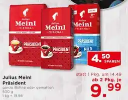 Unimarkt Julius Meinl Präsident Angebot